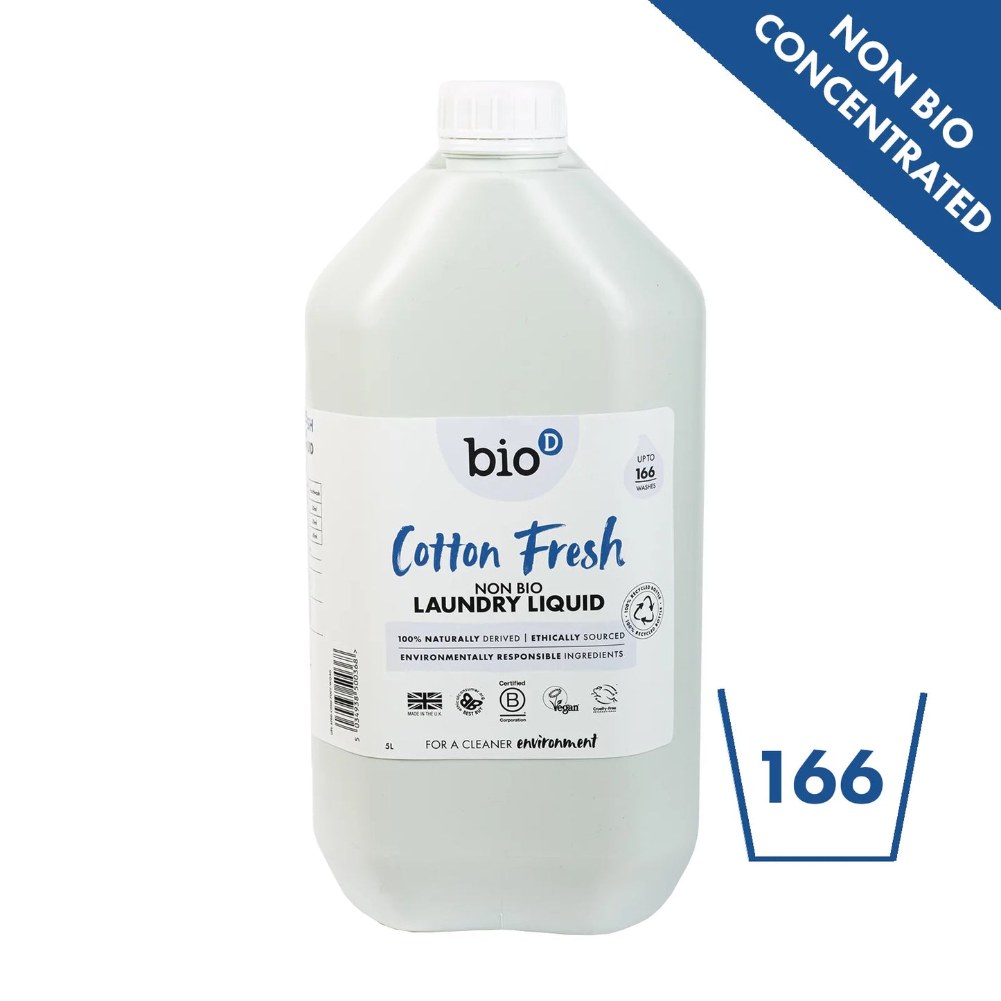 BioD Cotton Fresh Laundry Liquid - 5L