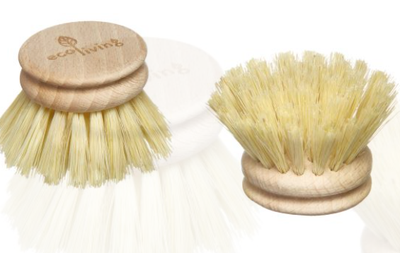 FSC Beech Wood dish brush with replaceable head image 1