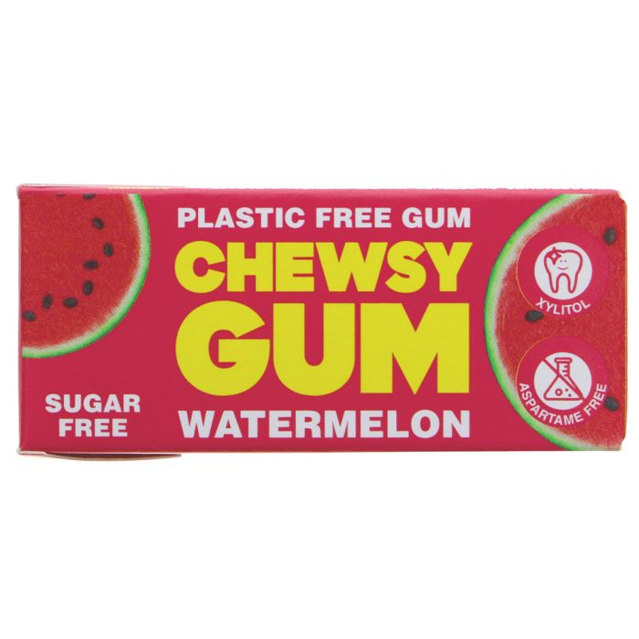 chewsy watermelon pinck rectangle box on white background