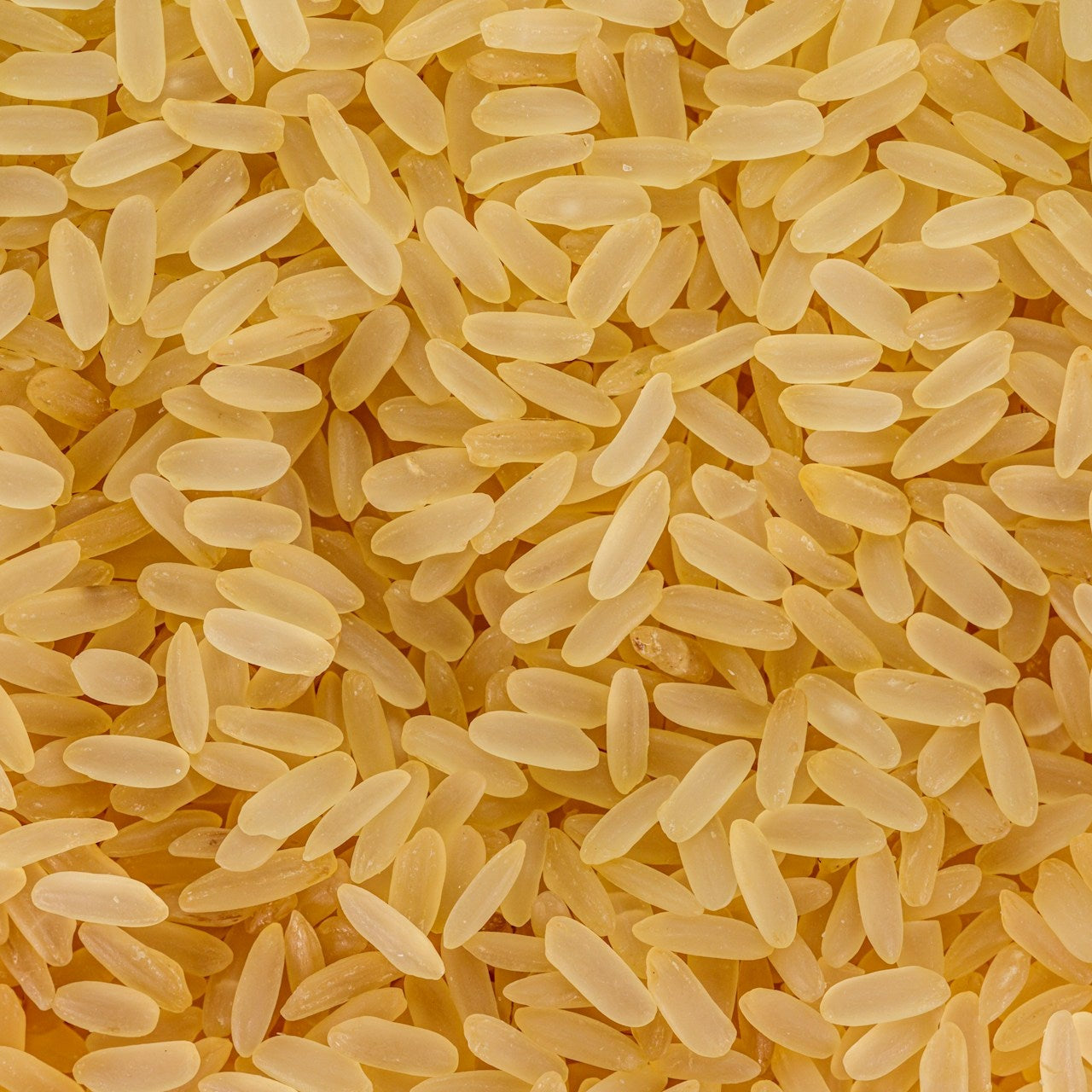 Close-up of uncooked yellow rice grains