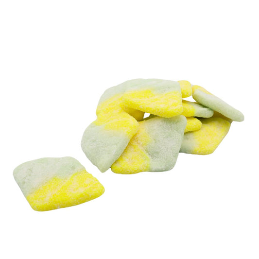 sweets on white background