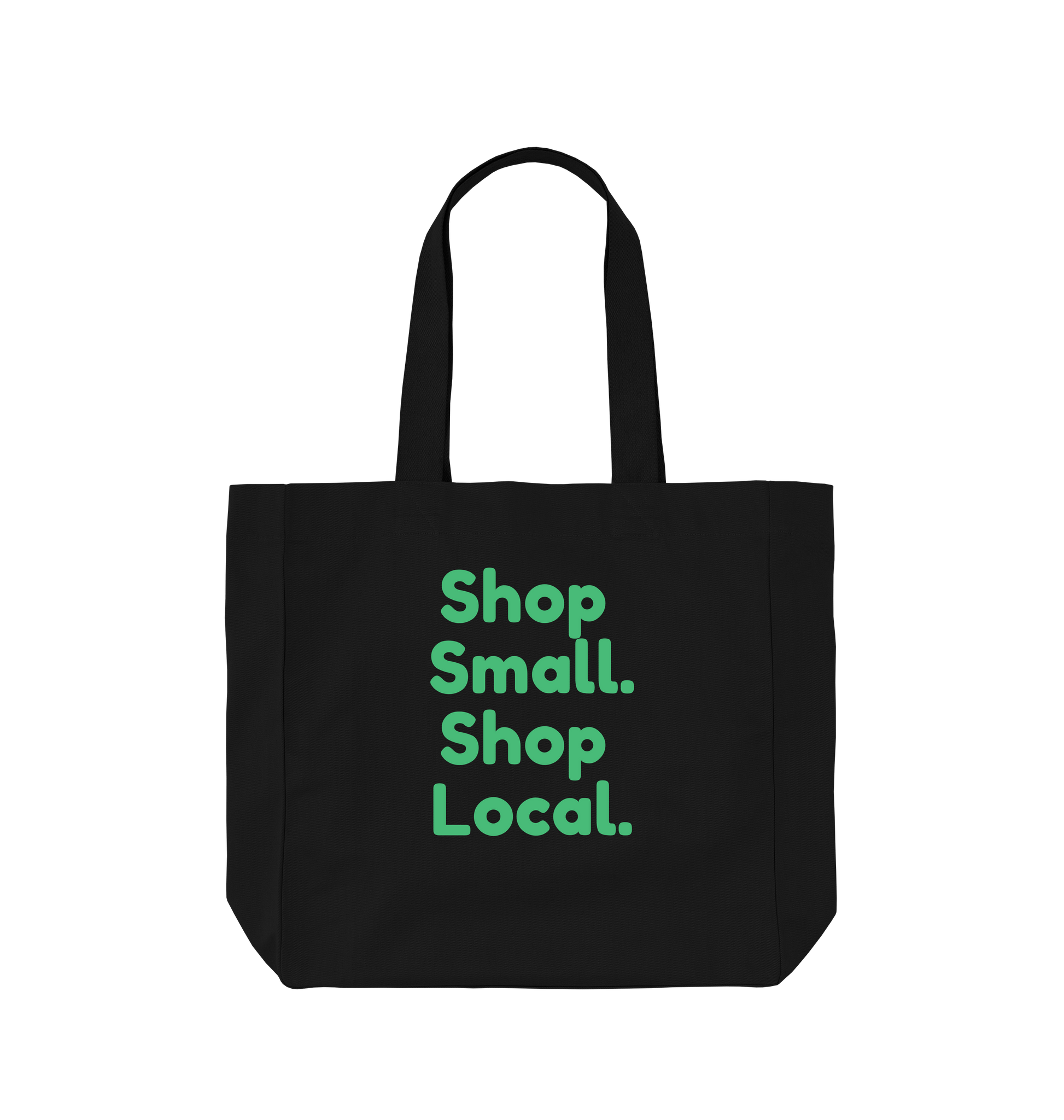 Black Printed Bag Back