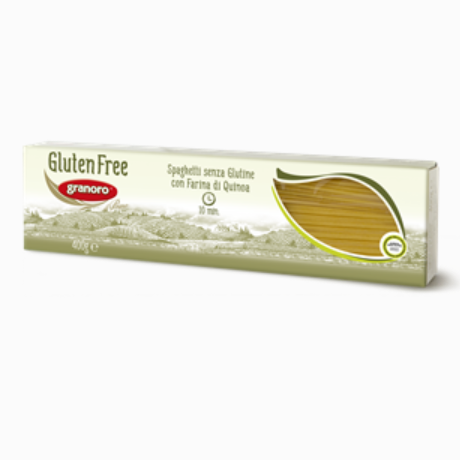 Granoro Gluten Free Pastas - Spaghetti 400g white box on white background
