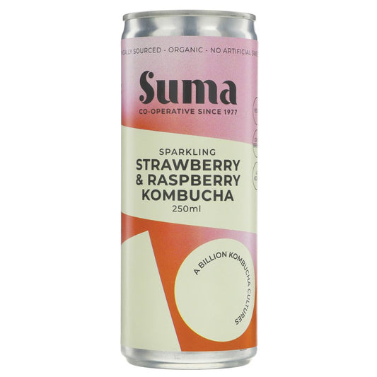 Suma Strawberry & Rasp Kombucha 250ml image 0