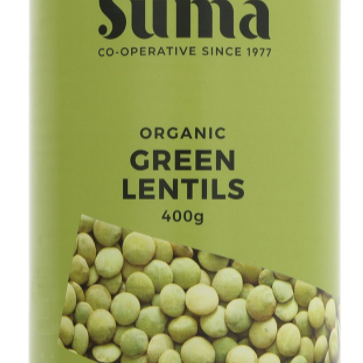 Suma Green Lentils Organic 400g image 0