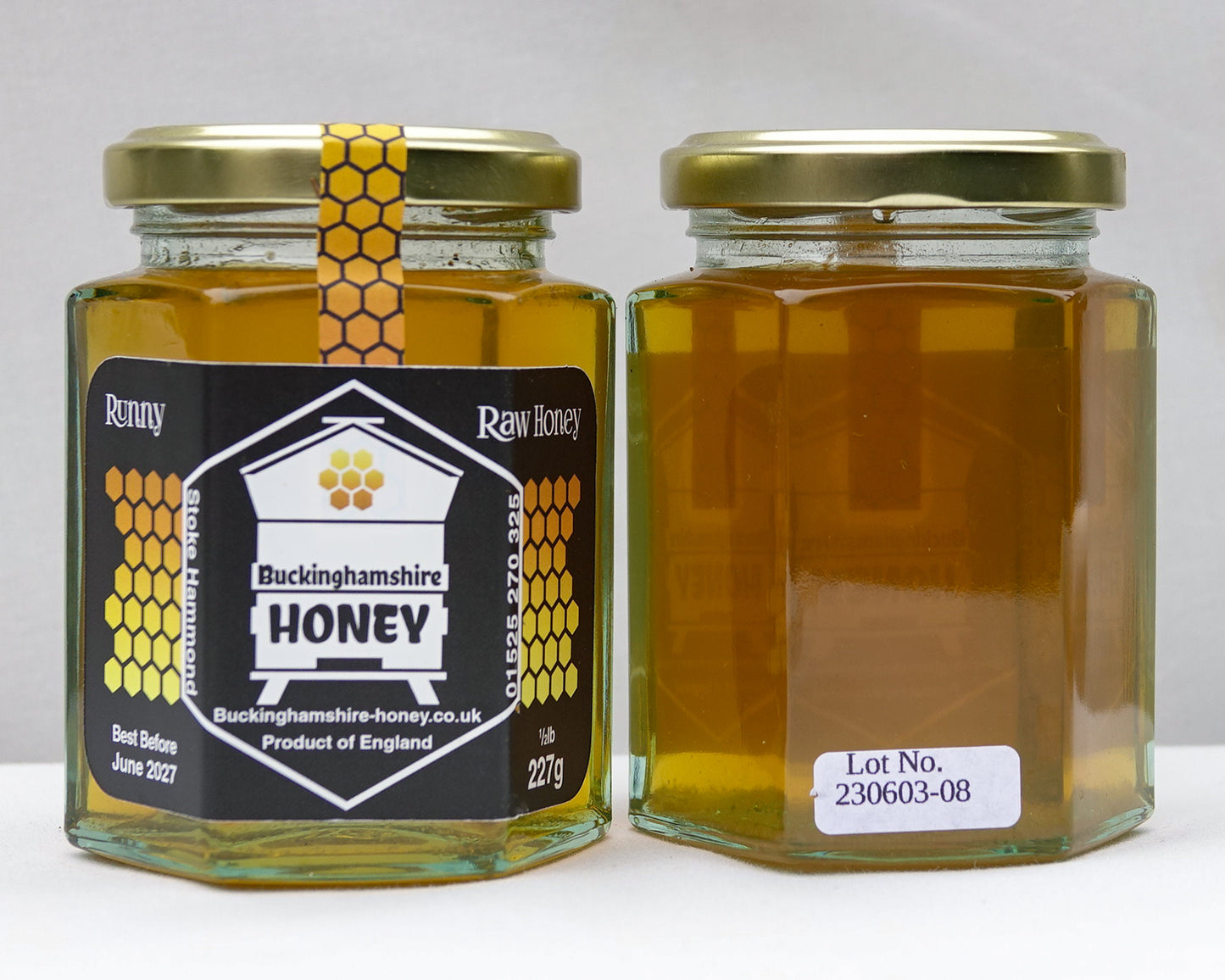 Buckinghamshire Raw Honey Runny 227g