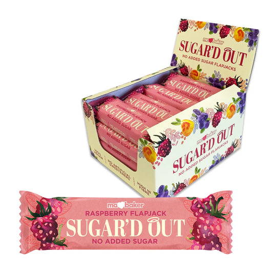 Sugar'd out Flapjacks Raspberry 50g
