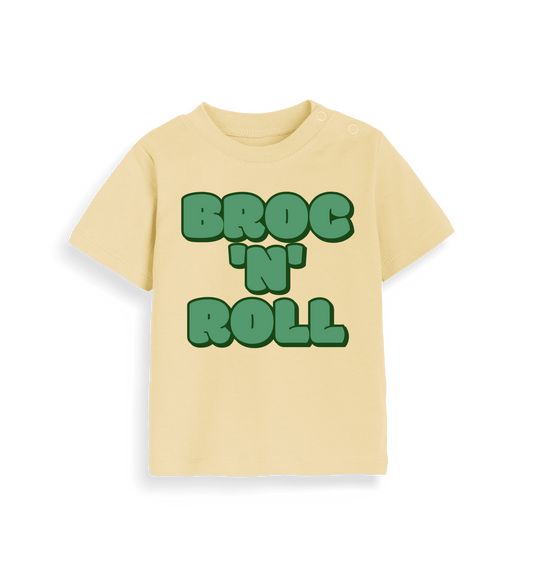 Soft Yellow Printed Kids T-Shirt Front