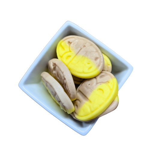 bubs sweets in white dish