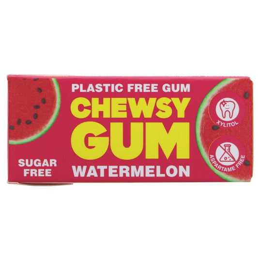 chewsy watermelon pinck rectangle box on white background