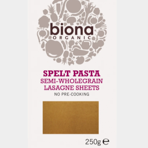 Biona Organic Spelt Lasagne Sheets 250g image 0