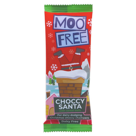 moo free chocolate bar on white background