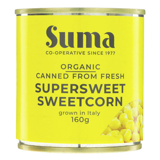Suma Supersweet Sweetcorn Organic 160g
